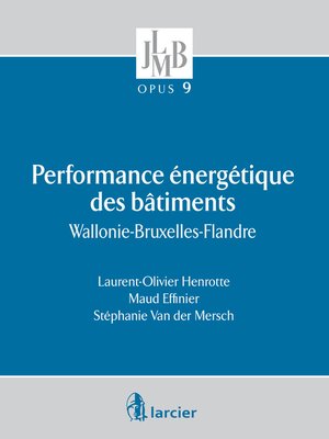 cover image of Performance énergétique des bâtiments
